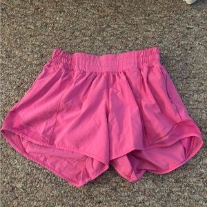 Women's Pink Lululemon Athletic Shorts